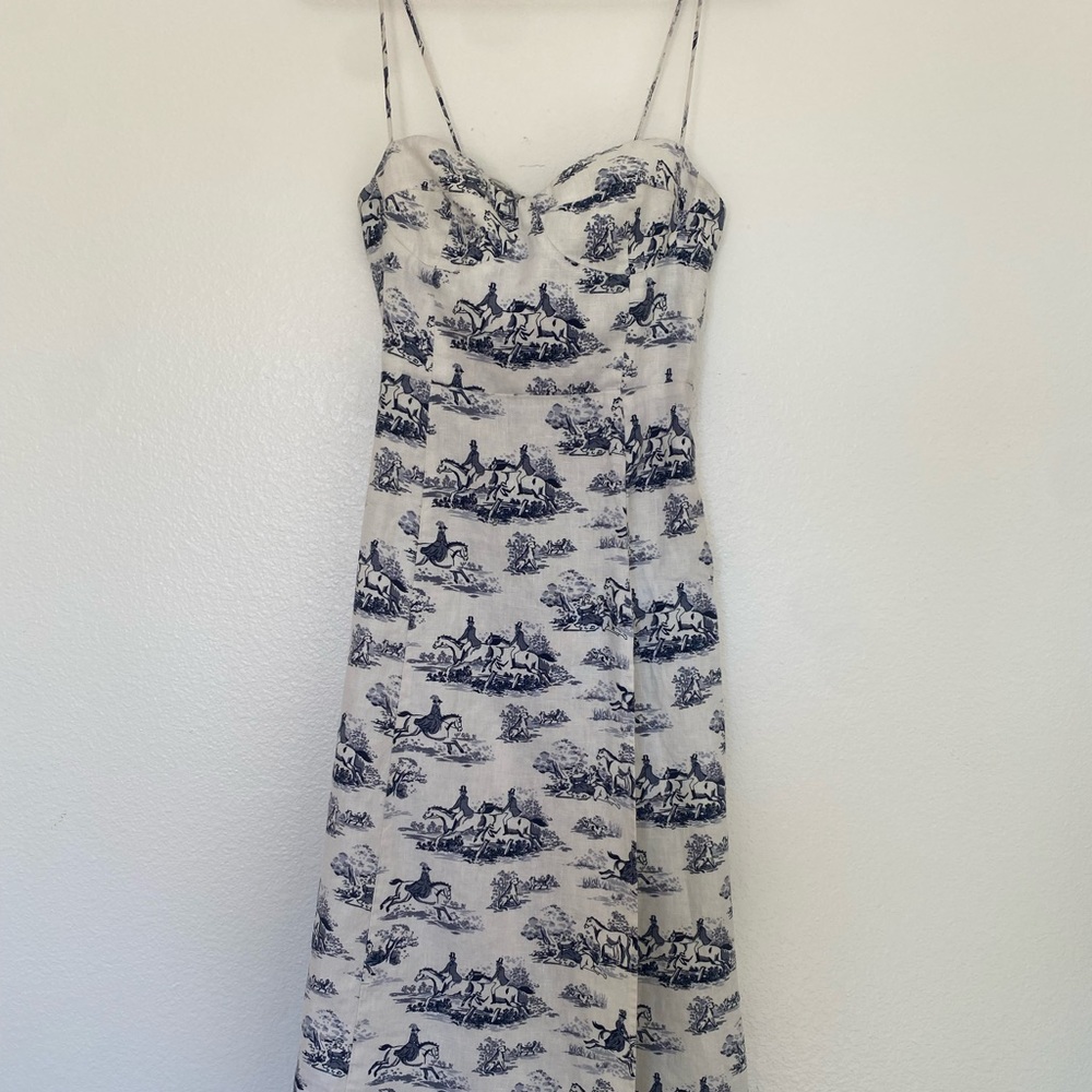 Reformation Nebraska Dress in Toile